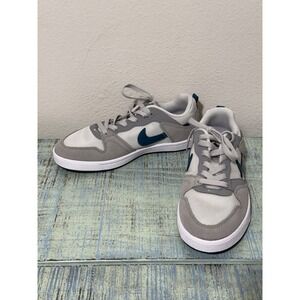 Nike SB Alleyoop GS Youth 6Y= Women's 7.5 Grey Teal Skate Sneakers New